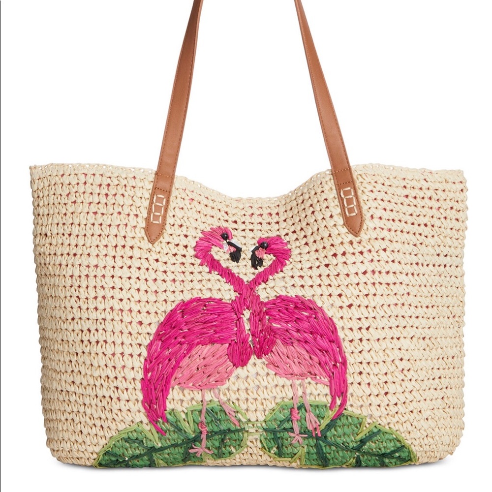 NWT : I.N.C Tropical Straw Tote 👜
